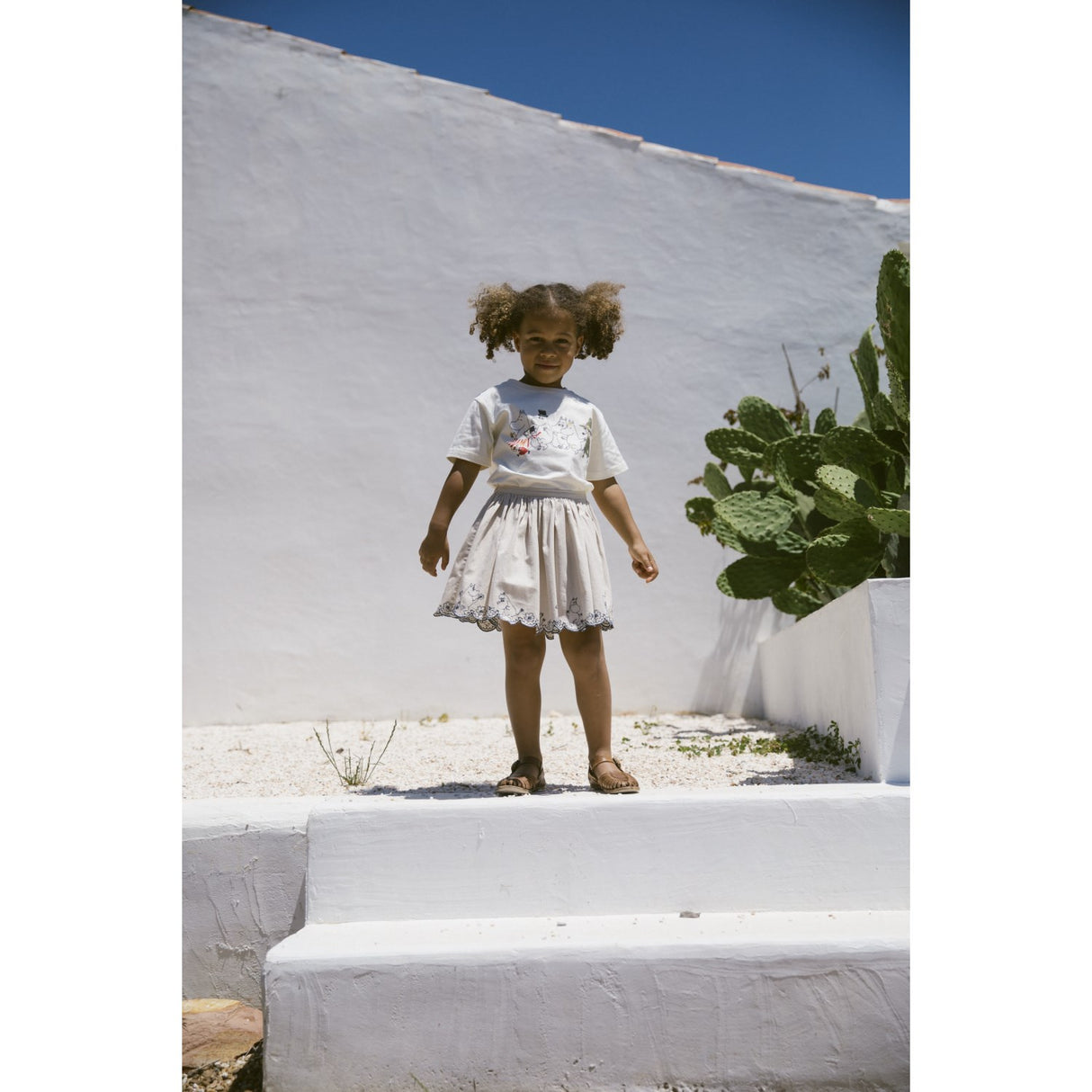 MarMar Cotton Texture Dancing Moomins Sus Skjørt