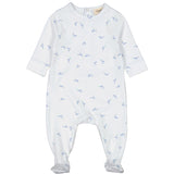 MarMar New Born Modal Smooth Print Dolphin Riova Romper