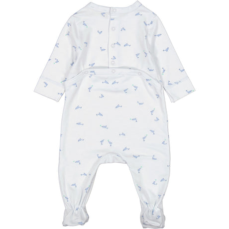 MarMar New Born Modal Smooth Print Dolphin Riova Romper