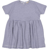 MarMar Modal Fine Rib Blue Stripe Dioa Kjole