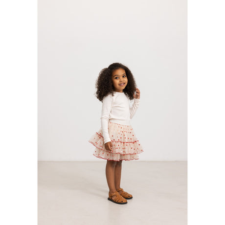 MarMar Modal Fine Rib Ruby Gelato Tani Bluse