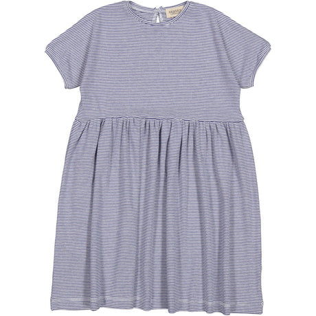 MarMar Modal Fine Rib Blue Stripe Dioa Kjole
