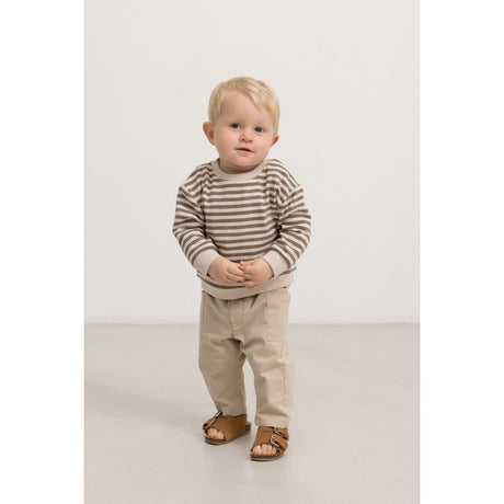 MarMar Modal Sweat Brown Stripe Melange Tammas B Sweatshirt