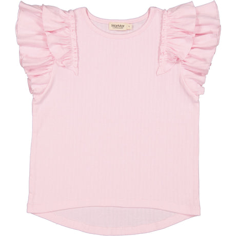 MarMar Modal Pointelle Cotton Candy Tavora Frill T-Skjorte