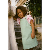 MarMar Soft Denim Cale Green Stripe Dalma Kjole