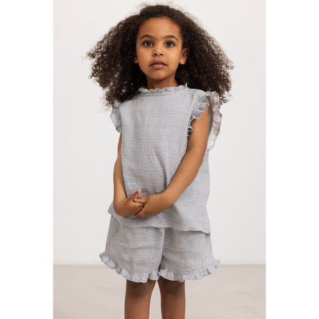 MarMar Linen Mini Check Tirra Topp