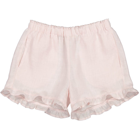 MarMar Linen Mauve Rose Pala Frill Shorts