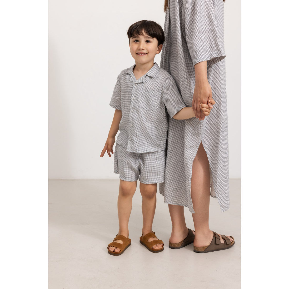 MarMar Linen Mini Check Tage Skjorte