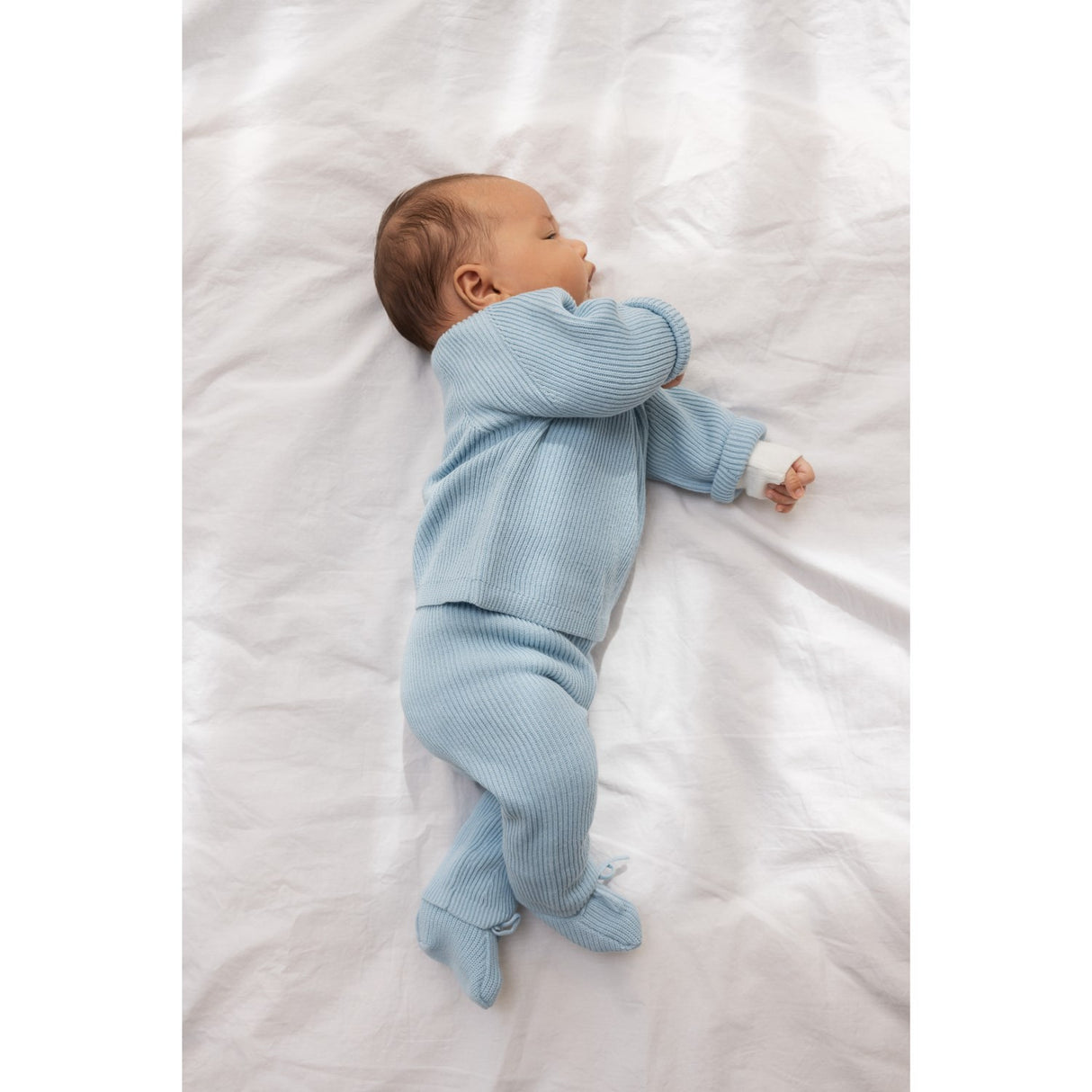 MarMar New Born Cotton Knit Full Clear Sky Toll Strikk