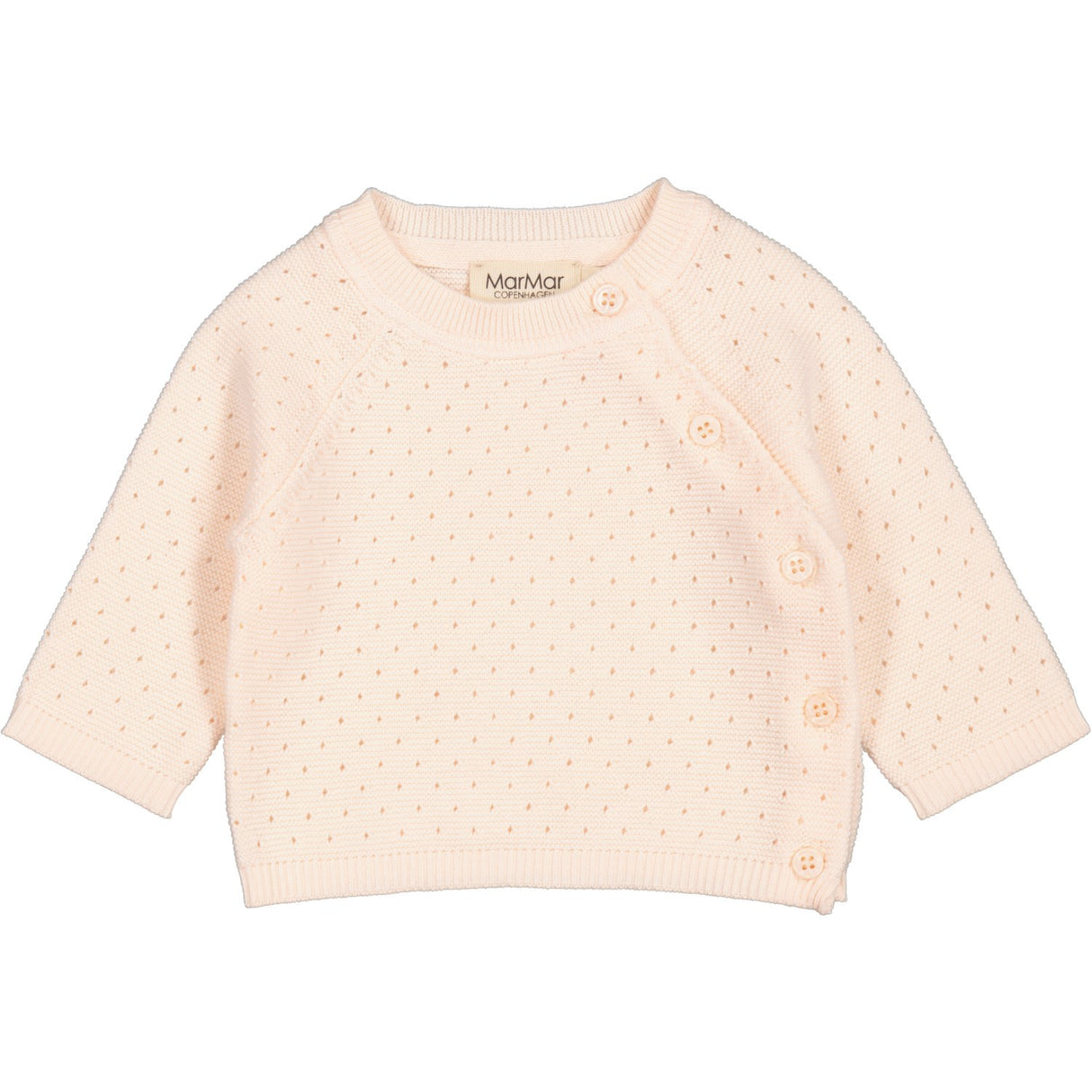 MarMar New Born Cotton Knit Links-Links Soft Rosa Toll Strikk