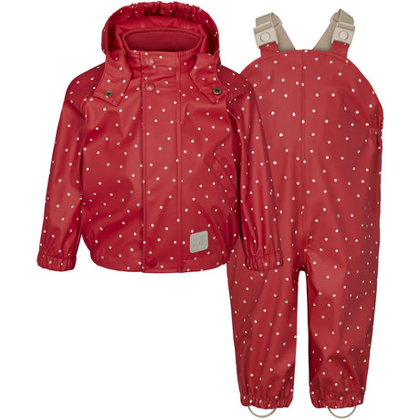 MarMar Rainwear Red Dew Dot Oddy Sett Outerwear