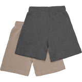 Minymo Fossil Basic 53 Sweat shorts 2-pack