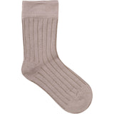 Minymo Black Sokker Ribbe 5-Pakning