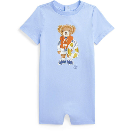 Ralph Lauren Baby Office Blu Nantucket Bear Shortall