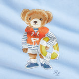 Ralph Lauren Baby Office Blue Bjørn Collegegenser