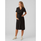 Vero Moda Maternity Black Vica Skjorte Kjole Noos