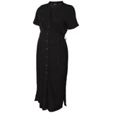 Vero Moda Maternity Black Vica Skjorte Kjole Noos