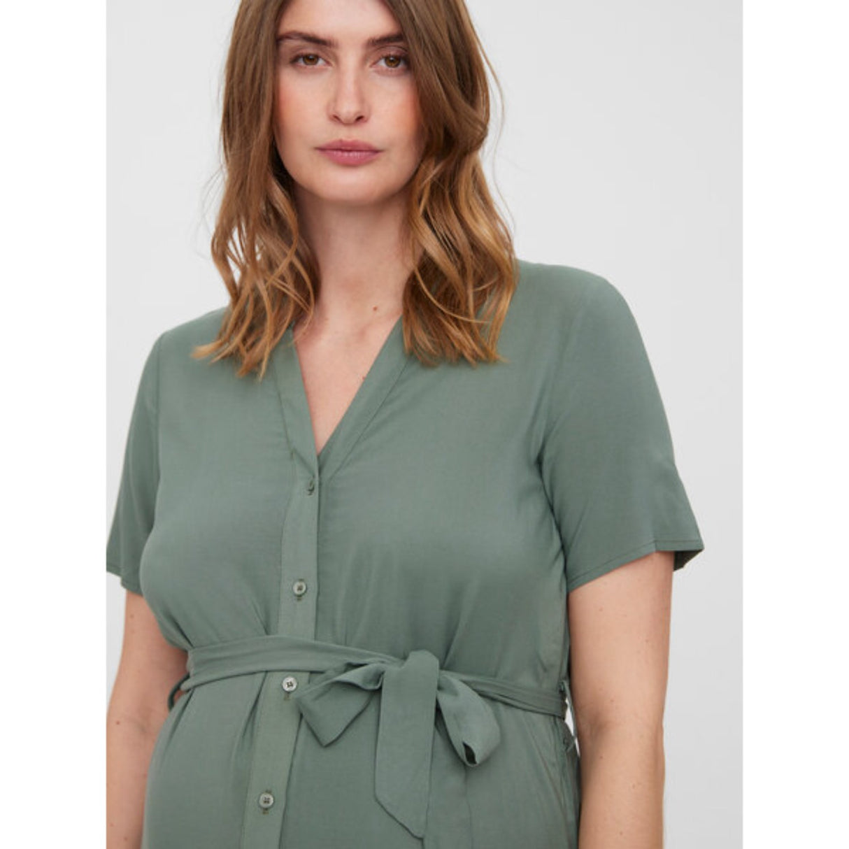 Vero Moda Maternity Laurel Wreath Vica Skjorte Kjole Noos