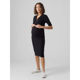 Vero Moda Maternity Black Holly Polo Kjole Noos