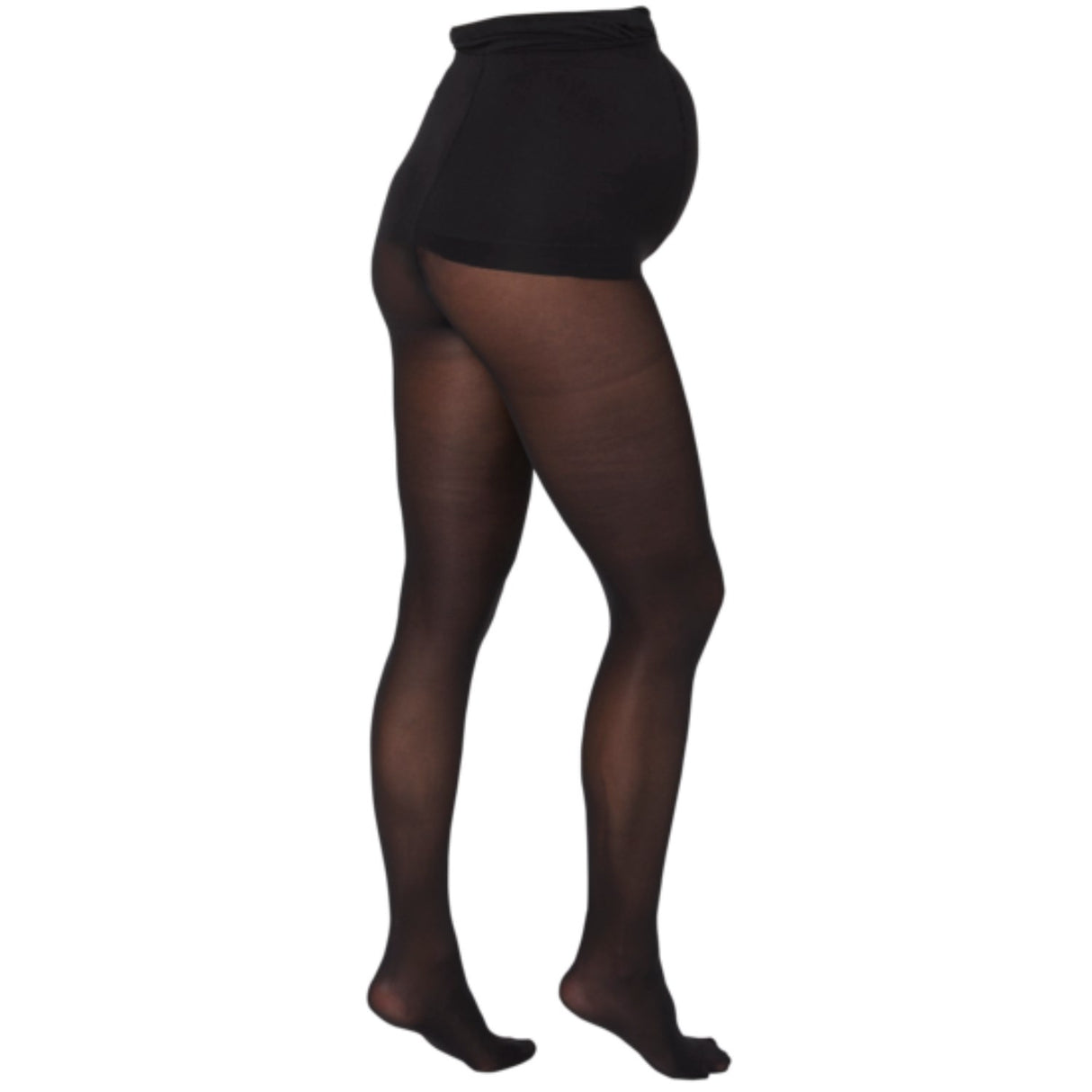 Mama;licious Black Sabine Tights 50Den 2-pack Noos