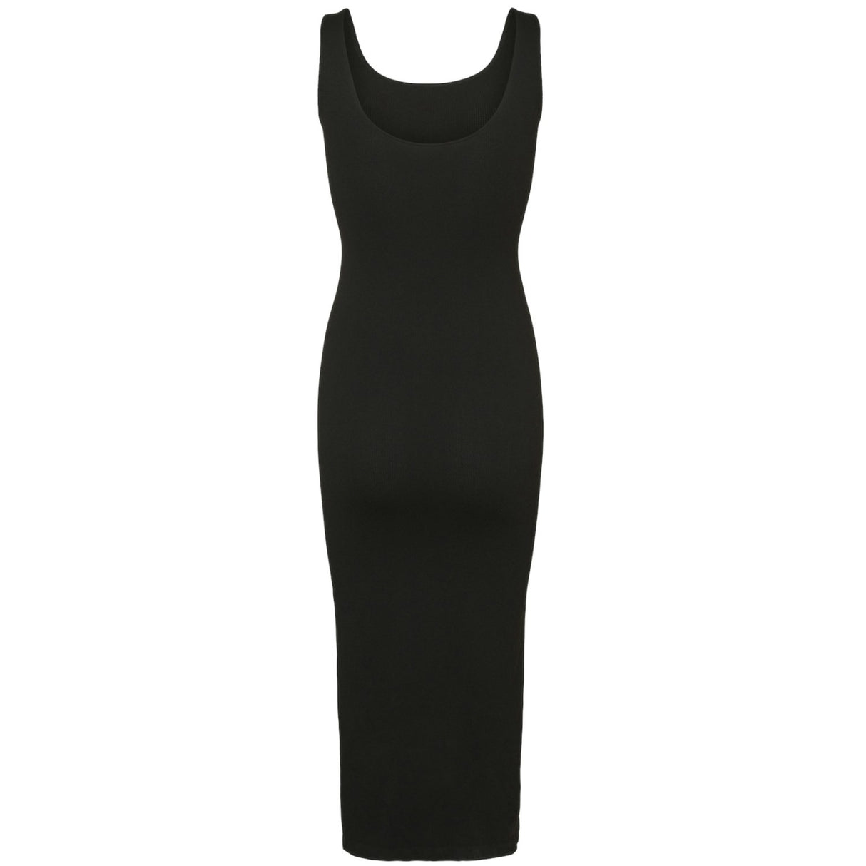 Vero Moda Maternity Black Isa Seamless Midi Rib Kjole Noos