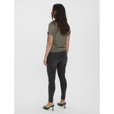 Vero Moda Maternity Dark Grey Denim Tanya Piping Jeans Noos