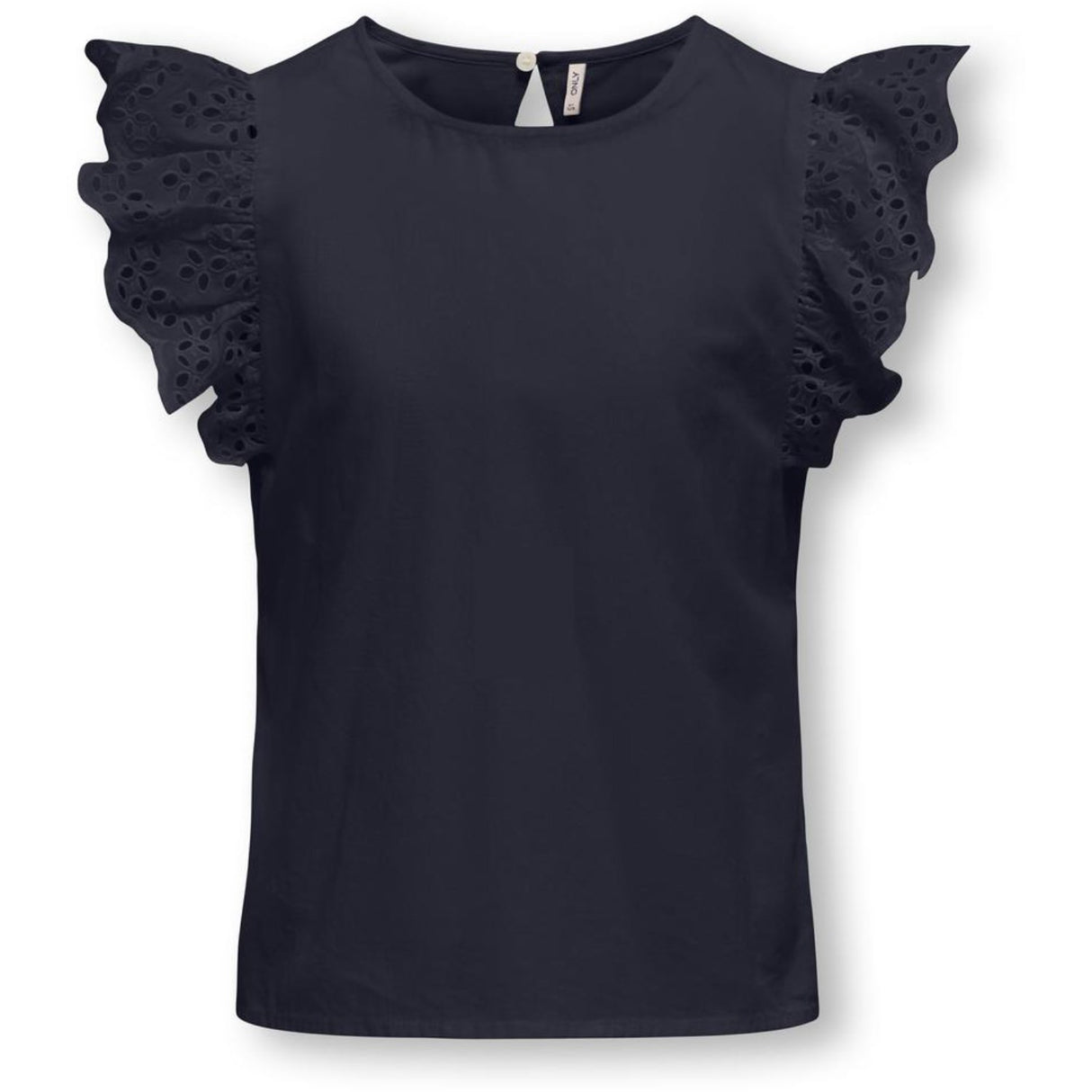 kids ONLY Black Lou Life Embroidery Topp