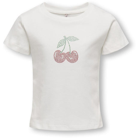 kids ONLY Cloud Dancer Cherry Kira Life Blng O-Neck Baby T-Shirt