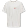 kids ONLY Cloud Dancer Sun Lia Life Oversize Printed T-Shirt