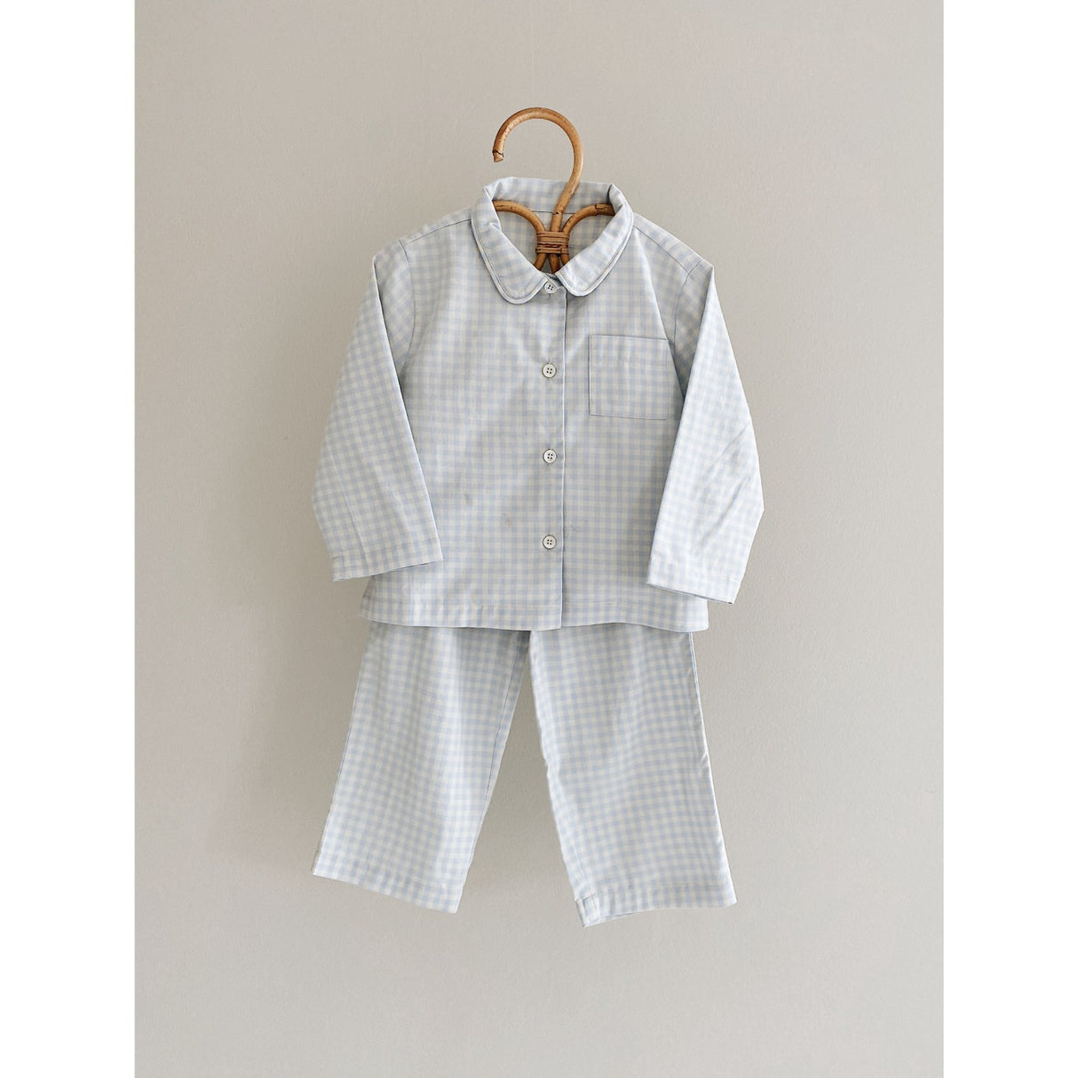 Lalaby Blue Gingham Classic Pyjamas