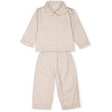 Lalaby Beige Gingham Classic Pyjamas