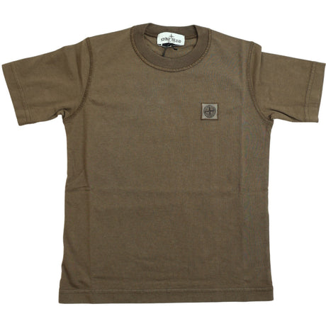 Stone Island Military Green Ss T-Skjorte