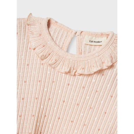 Lil'Atelier Peach Blush Hulla Hua Kjole