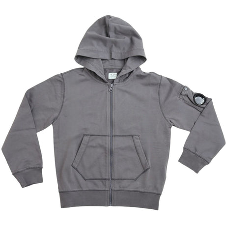 C.P. Company Anthracite Grey Zip Collegegenser/Hette