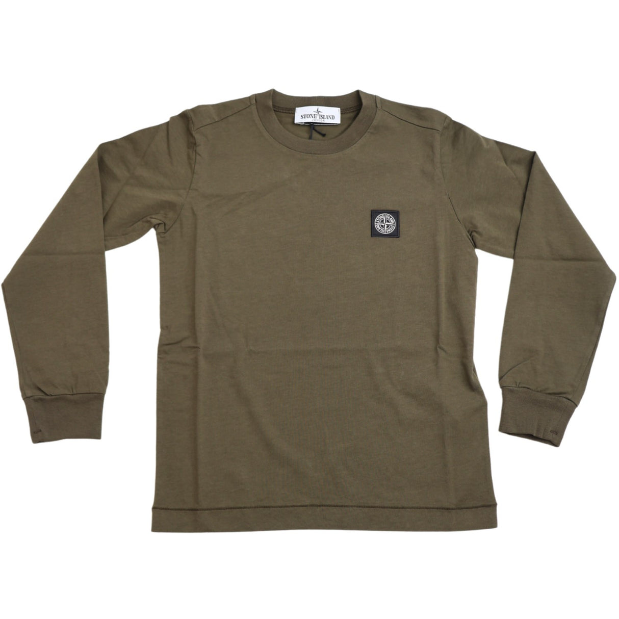 Stone Island Military Green Ls T-Skjorte