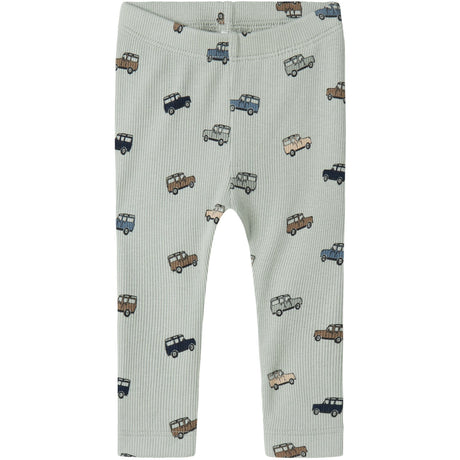 Name It Aqua Gray Hukab Long Johns