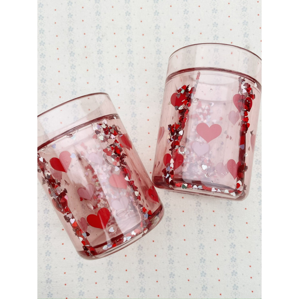 Konges Sløjd Heart 2 Pack Glitter Cups