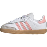 adidas Originals Ftwr White/Semi Pink Spark/Gum 3 Samba Og El I Sneakers