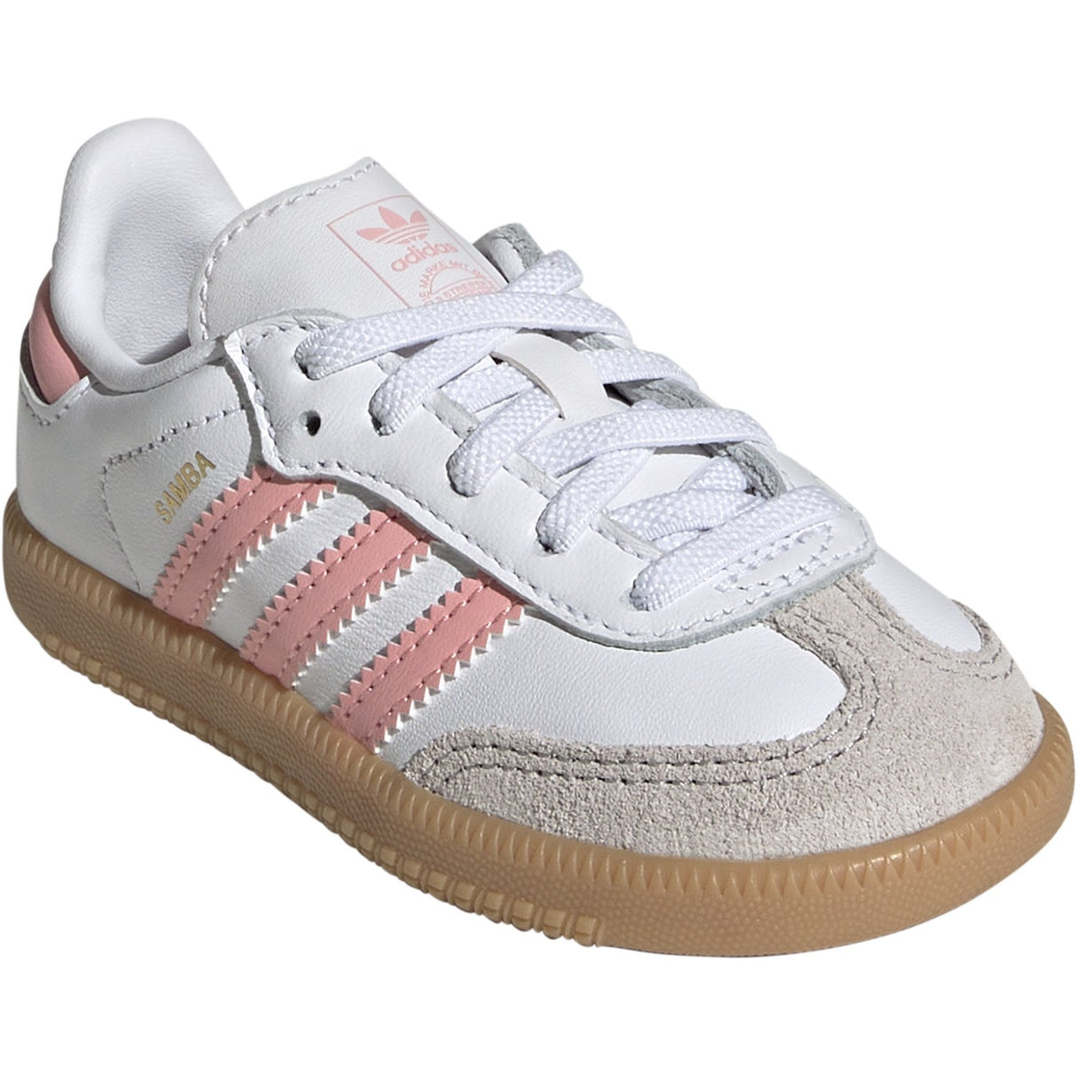 adidas Originals Ftwr White/Semi Pink Spark/Gum 3 Samba Og El I Sneakers