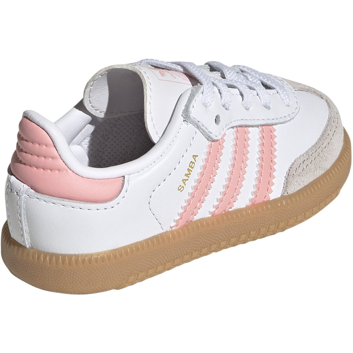 adidas Originals Ftwr White/Semi Pink Spark/Gum 3 Samba Og El I Sneakers