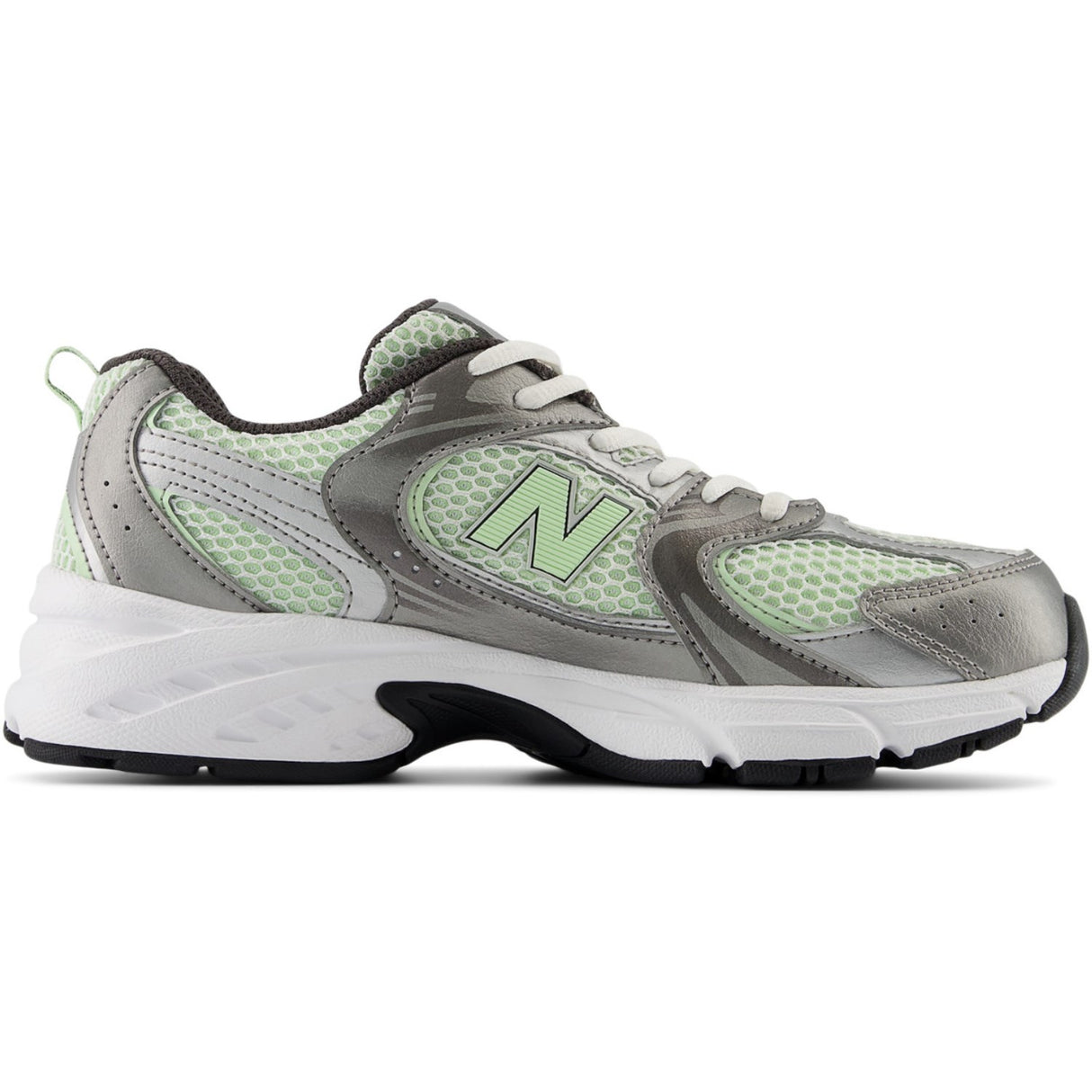 New Balance Dark Silver Metallic New Balance 530 Kids Lace