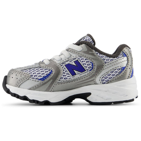 New Balance Dark Silver Metallic New Balance 530 Kids Bungee Lace