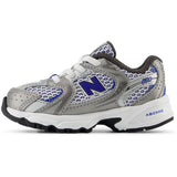 New Balance Dark Silver Metallic New Balance 530 Kids Bungee Lace