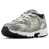 New Balance Dark Silver Metallic New Balance 530 Kids Bungee Lace