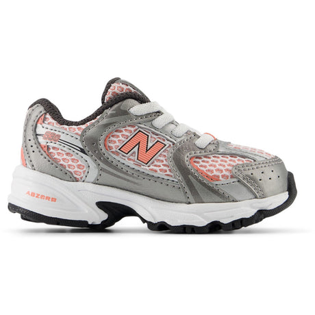 New Balance Dark Silver Metallic New Balance 530 Kids Bungee Lace