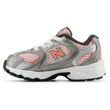 New Balance Dark Silver Metallic New Balance 530 Kids Bungee Lace