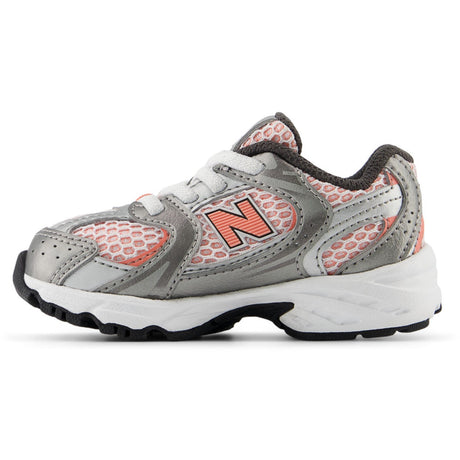 New Balance Dark Silver Metallic New Balance 530 Kids Bungee Lace