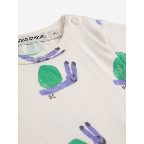 Bobo Choses Offwhite Funny Snail All Over Body