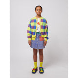 Bobo Choses Multicolor Multicolor Vichy Jacquard Cardigan