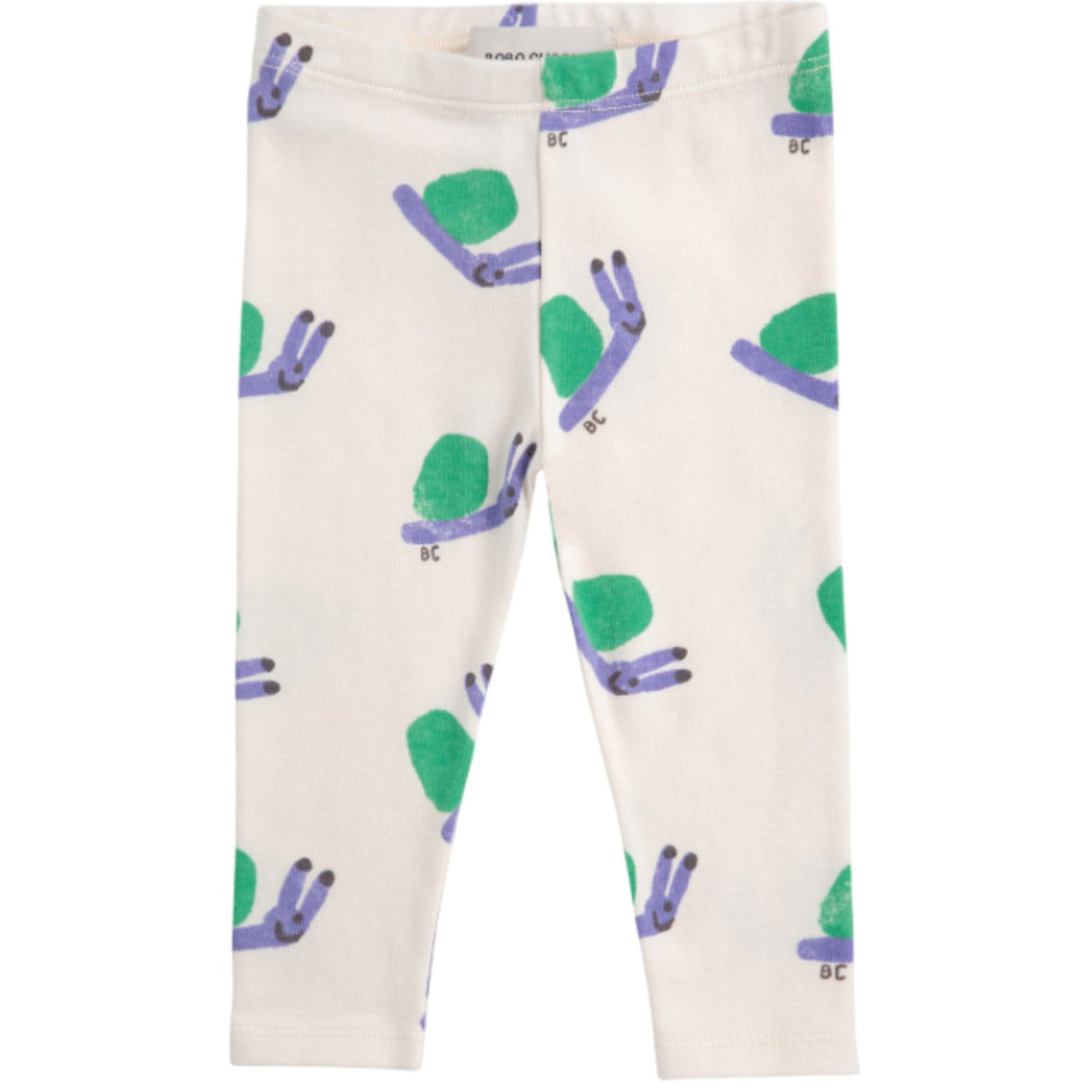 Bobo Choses Offwhite Funny Snail All Over Leggings